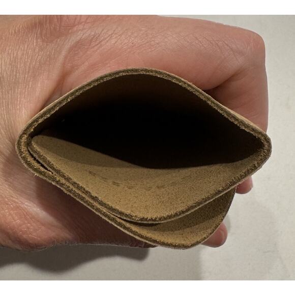 Ezra Arthur Leather Cash Card Wallet Minimal Classic Whiskey - Picture 5 of 6